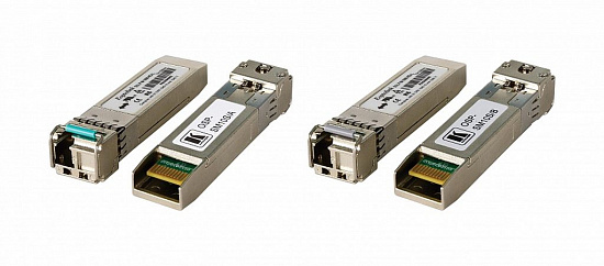 Пара приемопередающих оптических модулей Kramer OSP-SM10S SFP+ Пара приемопередающих оптических модулей Kramer OSP-SM10S SFP+