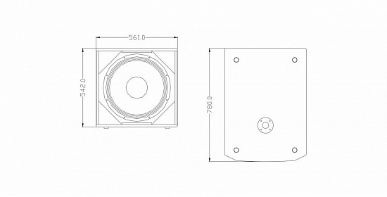 Пассивный сабвуфер FDB S118B Пассивный сабвуфер FDB S118B