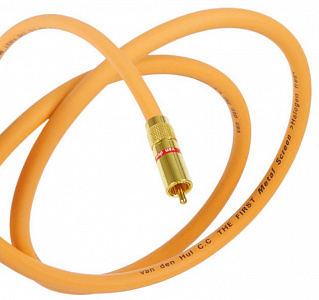 Кабель межблочный аналоговый RCA Van den Hul The First Metal Screen. Длина 1,5 метра Кабель межблочный аналоговый RCA Van den Hul The First Metal Screen. Длина 1,5 метра