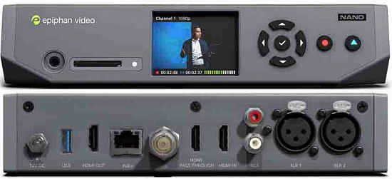 Мобильная видеостудия Epiphan Pearl Nano 512GB SSD Мобильная видеостудия Epiphan Pearl Nano 512GB SSD