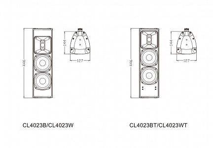 2-полосная акустическая система FDB CL4023B 2-полосная акустическая система FDB CL4023B