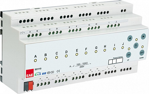 Контроллер балластов 1-10В KNX EAE SD110 Контроллер балластов 1-10В KNX EAE SD110