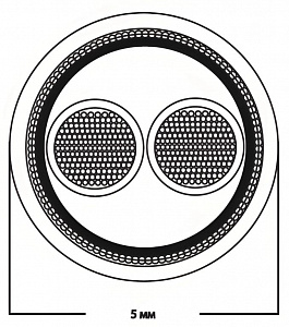 Сабвуферный кабель Van den Hul The MINI Sub 6m RCA-RCA Сабвуферный кабель Van den Hul The MINI Sub 6m RCA-RCA