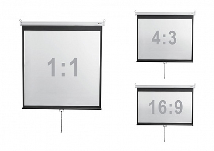 Экран настенный с ручным приводом Digis DSOD-4302 Экран настенный с ручным приводом Digis DSOD-4302