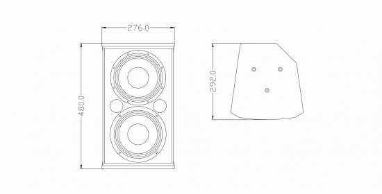 Пассивная 2-полосная акустическая система FDB S208 Пассивная 2-полосная акустическая система FDB S208