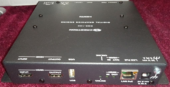 Графический процессор Crestron DGE-100 Графический процессор Crestron DGE-100