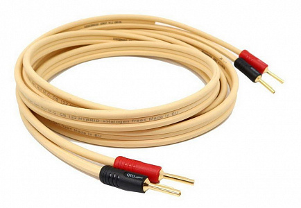 Готовый акустический кабель Van den Hul The CS-122 Hybrid 2х2м с разъемами "банан". Цвет: кремовый Готовый акустический кабель Van den Hul The CS-122 Hybrid 2х2м с разъемами "банан". Цвет: кремовый