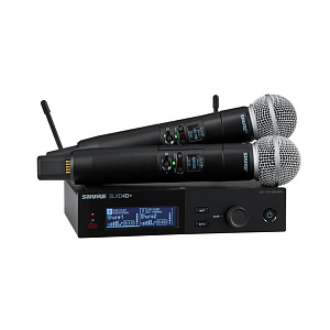 Цифровая радиосистема Shure SLXD24D+E/58 Цифровая радиосистема Shure SLXD24D+E/58