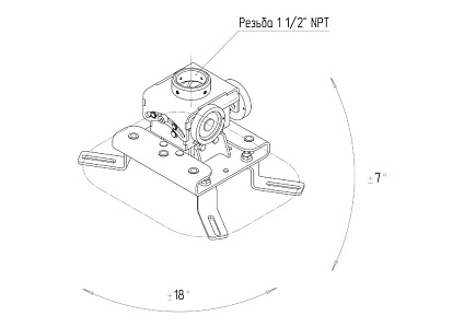 Кронштейн Stabilizz SZZ-P75B-inch Кронштейн Stabilizz SZZ-P75B-inch