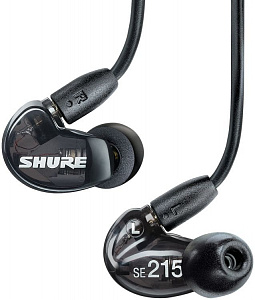 Вставные наушники (затычки) Shure SE215-K. Вставные наушники (затычки) Shure SE215-K.