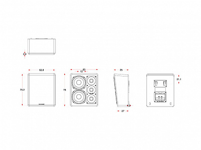 Настенные акустические системы Miller & Kreisel® MP150. Правый/Центр. Цвет: Матовый белый. Настенные акустические системы Miller & Kreisel® MP150. Правый/Центр. Цвет: Матовый белый.