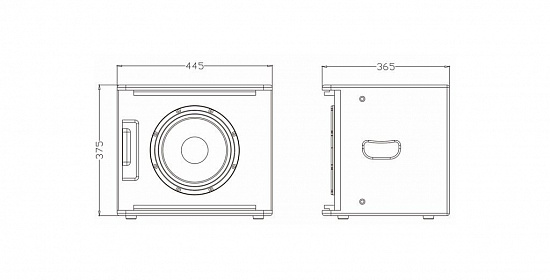 Пассивный cабвуфер FDB ES110S Пассивный cабвуфер FDB ES110S