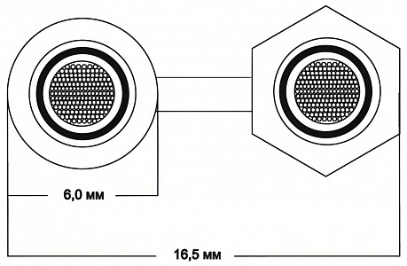 Плоский двухжильный акустический кабель Van den Hul The CS-122 Hybrid. В нарезку. Цвет: кремовый Плоский двухжильный акустический кабель Van den Hul The CS-122 Hybrid. В нарезку. Цвет: кремовый