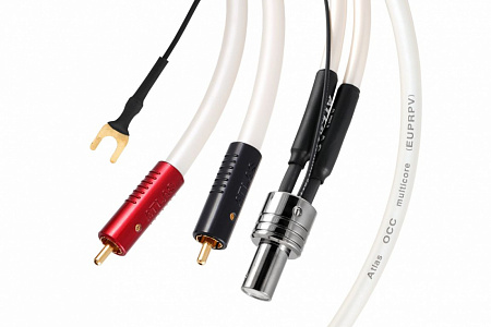 Кабель для тонарма Atlas Equator Tonearm 180 - Achromatic RCA - 1.00m Кабель для тонарма Atlas Equator Tonearm 180 - Achromatic RCA - 1.00m