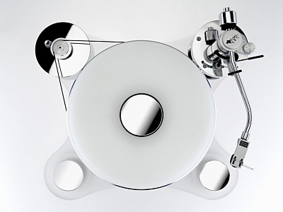 Стол винилового проигрывателя Transrotor ZET 1 Glossy White 12 дюймов Стол винилового проигрывателя Transrotor ZET 1 Glossy White 12 дюймов