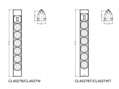 2-полосная акустическая система FDB CL4027W 2-полосная акустическая система FDB CL4027W