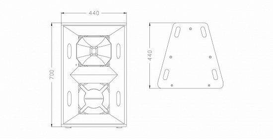 Пассивная 2-полосная акустическая система FDB TH312 Пассивная 2-полосная акустическая система FDB TH312