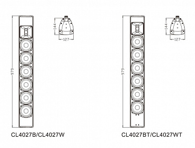 2-полосная акустическая система FDB CL4027B 2-полосная акустическая система FDB CL4027B
