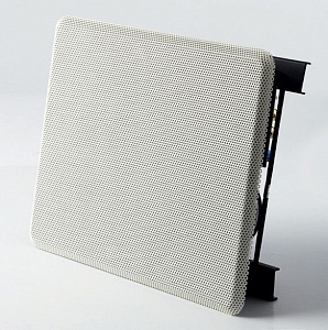 Встраиваемая акустическая система M&K Sound IW85. Металлический квадратный гриль под покраску. Цвет: Белый Встраиваемая акустическая система M&K Sound IW85. Металлический квадратный гриль под покраску. Цвет: Белый