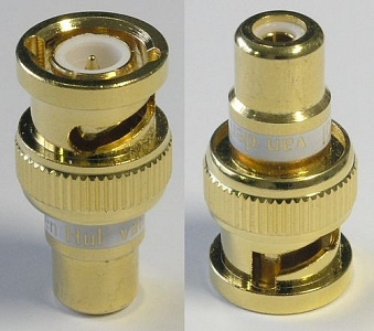 Переходник Van den Hul BNC to cinch, красная маркировка Переходник Van den Hul BNC to cinch, красная маркировка