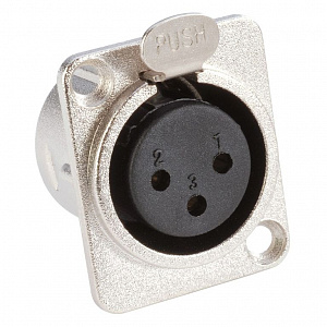 Разъем XLR Adam Hall 7837 Разъем XLR Adam Hall 7837