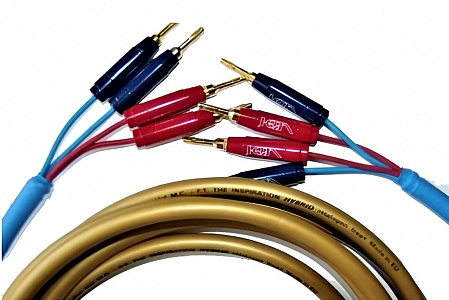 Готовый акустический кабель Van den Hul The Inspiration Hybrid 2х3м с разъемами BERRI "банан"(2-2) Готовый акустический кабель Van den Hul The Inspiration Hybrid 2х3м с разъемами BERRI "банан"(2-2)