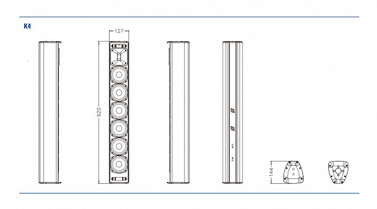 Пассивная 2-полосная акустическая система FDB audio K4 Пассивная 2-полосная акустическая система FDB audio K4