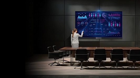 Светодиодный экран QSTECH 120" FHD 12013, 2.694×1.624 (интерактивный, Windows) Светодиодный экран QSTECH 120" FHD 12013, 2.694×1.624 (интерактивный, Windows)