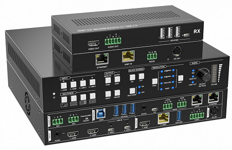 Бесподрывный презентационный коммутатор Digis SS-KVM42-2S Бесподрывный презентационный коммутатор Digis SS-KVM42-2S