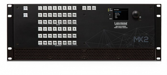 Матричный коммутатор Lightware MX2-24x24-HDMI20 Матричный коммутатор Lightware MX2-24x24-HDMI20