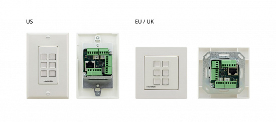Панель управления Kramer RC-306/US-D(W/B) Панель управления Kramer RC-306/US-D(W/B)