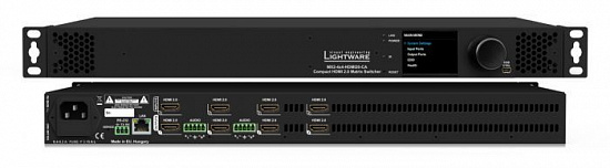 Матричный коммутатор Lightware MX2-4x4-HDMI20-CA Матричный коммутатор Lightware MX2-4x4-HDMI20-CA