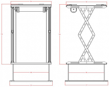 Лифт для проектора Digis DSM-PL220 Лифт для проектора Digis DSM-PL220