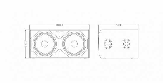 Пассивный сабвуфер FDB S218B Пассивный сабвуфер FDB S218B
