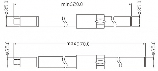 Соединительная стойка сабвуфер-сателлит FDB Audio FP1 Соединительная стойка сабвуфер-сателлит FDB Audio FP1