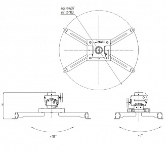 Кронштейн Stabilizz SZZ-P75B-inch Кронштейн Stabilizz SZZ-P75B-inch