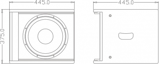 Пассивный cабвуфер FDB ES112S Пассивный cабвуфер FDB ES112S