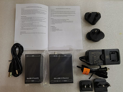 Комплект передатчик-усилитель и приемник USB сигнала Digis EX-USB50-2 Комплект передатчик-усилитель и приемник USB сигнала Digis EX-USB50-2