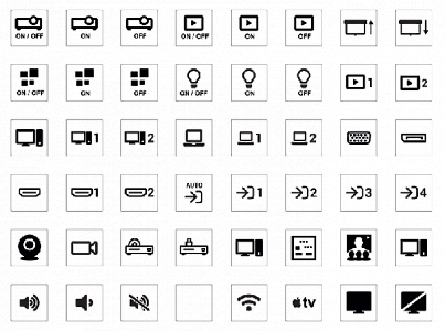 Панель управления помещениями Lightware RAP-B511-UK-W Панель управления помещениями Lightware RAP-B511-UK-W