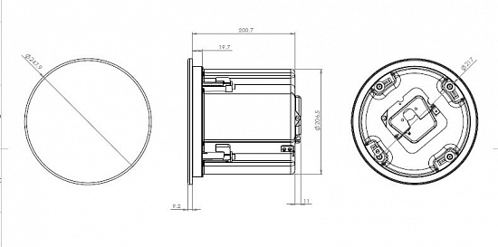 Акустический короб для встраиваемой акустической системы M&K Sound IC95. Цвет: Черный. Пара Акустический короб для встраиваемой акустической системы M&K Sound IC95. Цвет: Черный. Пара