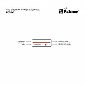 Пассивный 2-канальный линейный изолятор Palmer RIVER kyll