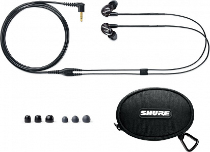 Вставные наушники (затычки) Shure SE215-K. Вставные наушники (затычки) Shure SE215-K.