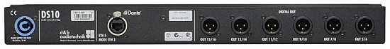 Коммутатор цифровых аудио сигналов d&b audiotechnik DS10 Коммутатор цифровых аудио сигналов d&b audiotechnik DS10