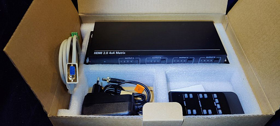 Матричный коммутатор Digis MAMI-44L Матричный коммутатор Digis MAMI-44L