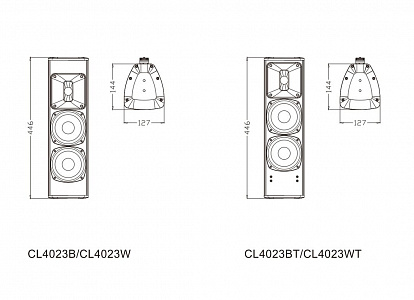 2-полосная акустическая система FDB CL4023BT 2-полосная акустическая система FDB CL4023BT