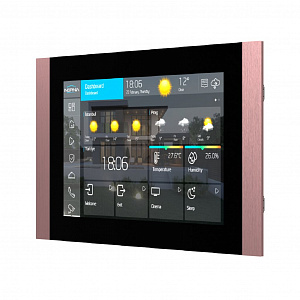 Сенсорная панель ASTRUM Inspinia SQ 8", розовый Сенсорная панель ASTRUM Inspinia SQ 8", розовый