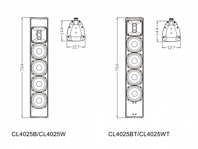 2-полосная акустическая система FDB CL4025BT 2-полосная акустическая система FDB CL4025BT