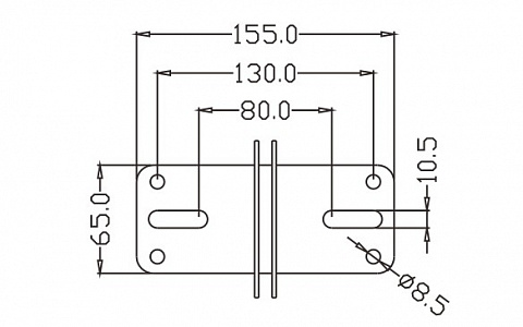 Крепление на стойку 35 мм FDB DLA206/DLA803-SSC Крепление на стойку 35 мм FDB DLA206/DLA803-SSC