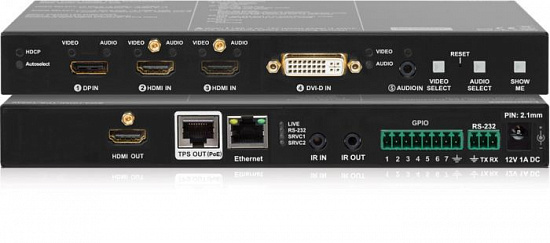 HDBaseT передатчик-переключатель Lightware SW4-TPS-TX240 HDBaseT передатчик-переключатель Lightware SW4-TPS-TX240