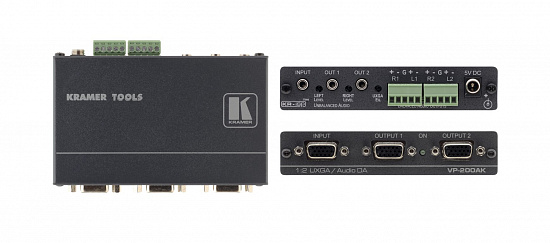 Усилитель-распределитель Kramer VP-200AK Усилитель-распределитель Kramer VP-200AK